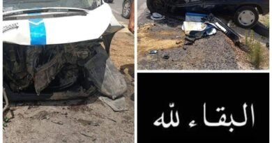 اصطدام عنيف بين سيارة خفيفة و”لوّاج” في جندوبة يخلف 4 قتلى وعدة جرحى