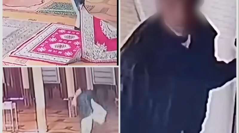 فيديو من كاميرات المراقبة يوثق حادثة داخل جامع تثير الجدل
