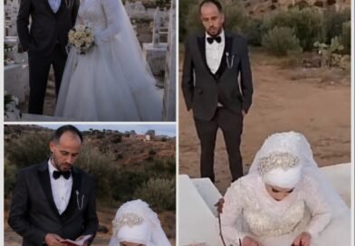لفتة مؤثرة.. عروسان يزوران قبر والد العروس قبل انطلاق حفل الزفاف.