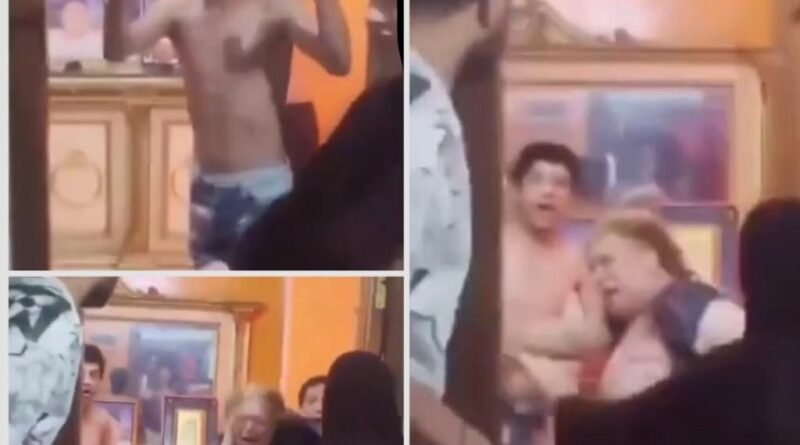 خلاف بين شاب وأمه بسبب ملكية المنزل والجيران يتدخلون لإنهاء الموقف