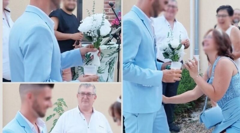 في حفل زفاف أجنبي.. فتاة تفاجئ حبيبها وتطلب يده أمام الجميع