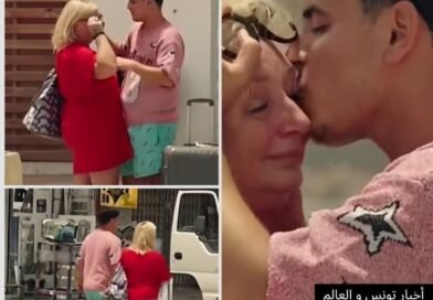 زوجة أجنبية تتفاعل مع ما قدمه لها زوجها التونسي الأصغر منها سنًا