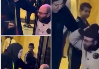 فيديو متداول يوثق خلافاً بين امرأة وزوجها أمام محل لبيع الملابس