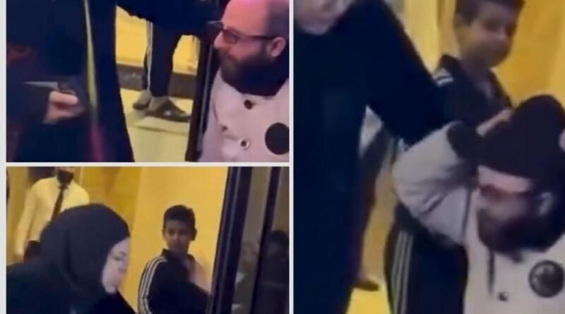 فيديو متداول يوثق خلافاً بين امرأة وزوجها أمام محل لبيع الملابس