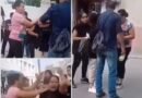فيديو متداول.. خلاف في الشارع بين رجل وزوجته وتلميذتين بسبب ابنتهم